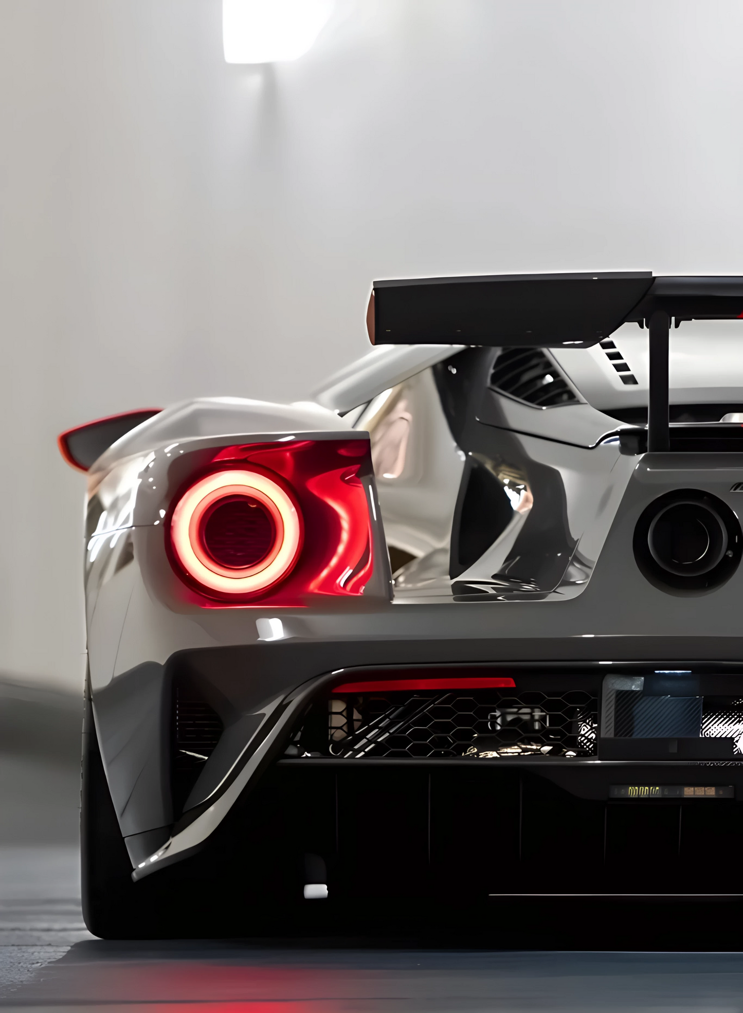 Ford GT Rear Neon Poster