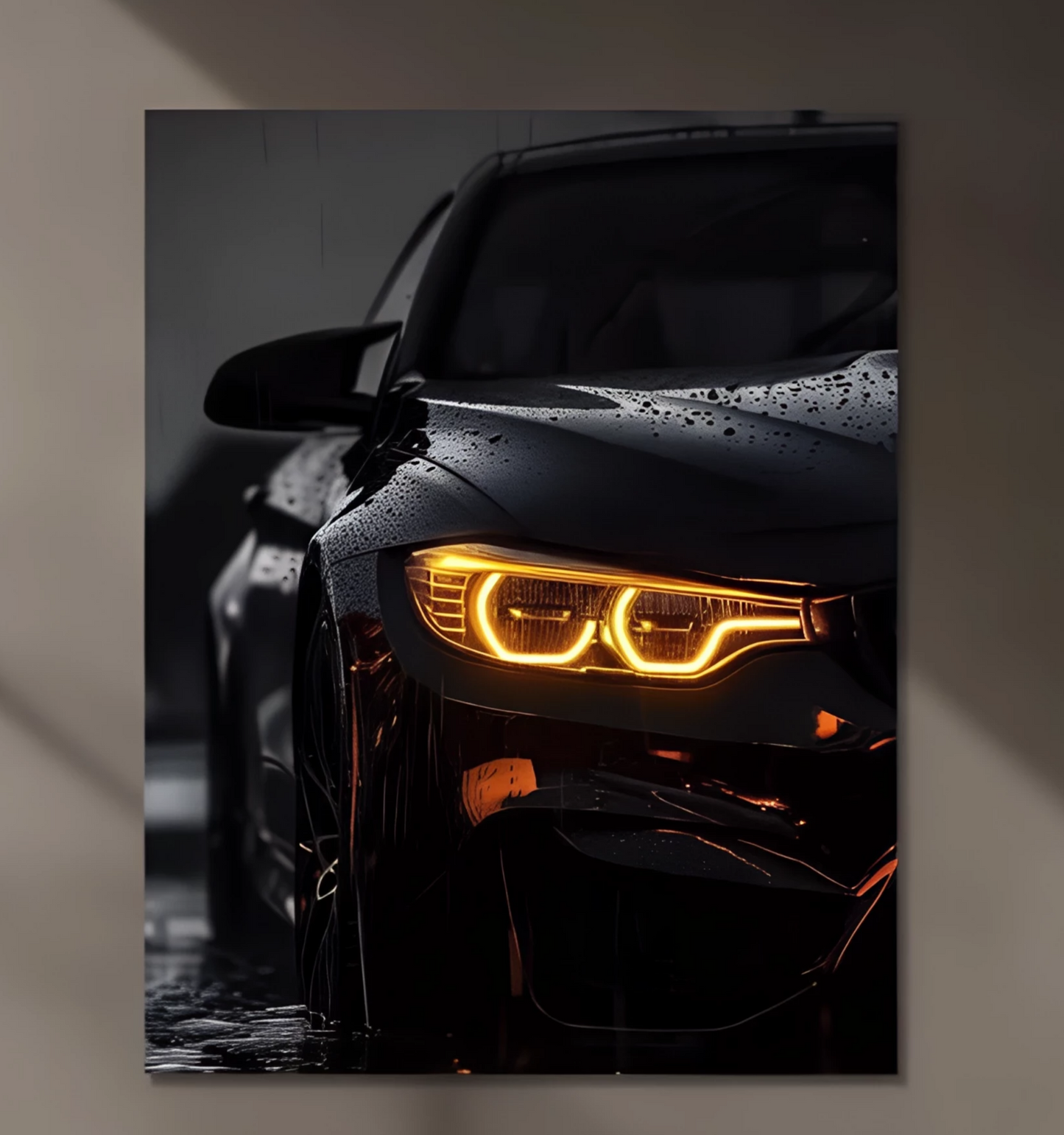 BMW M4 G82 Neon Poster
