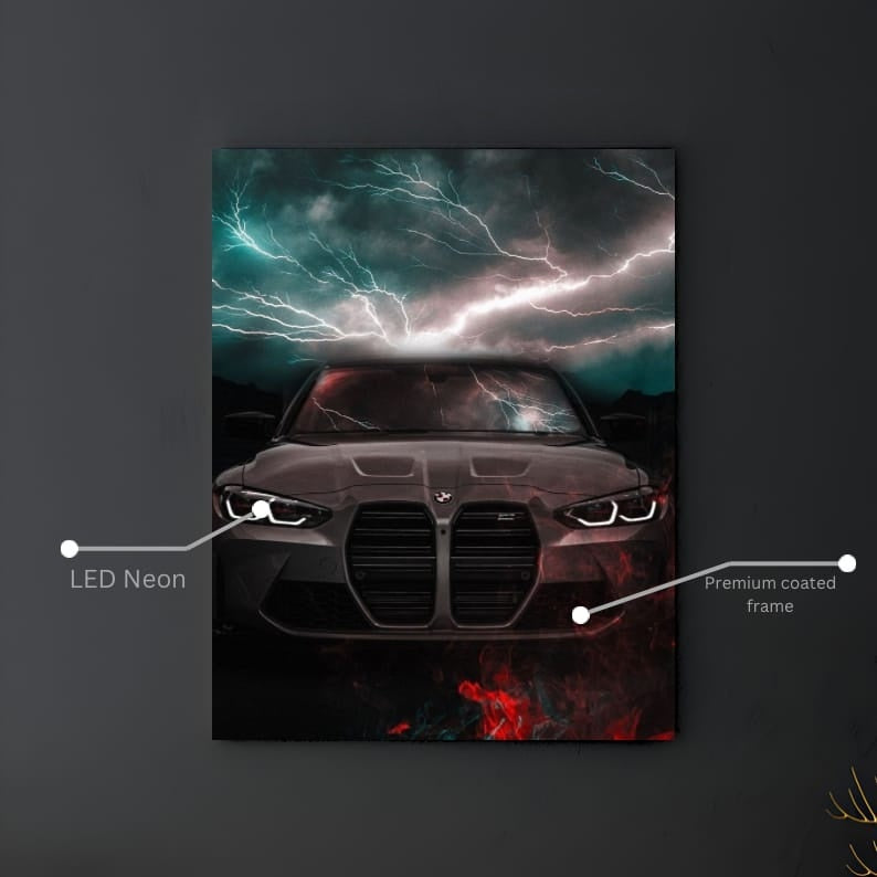 ⚡ BMW M Poster – Fırtınayı Duvarına Taşı!