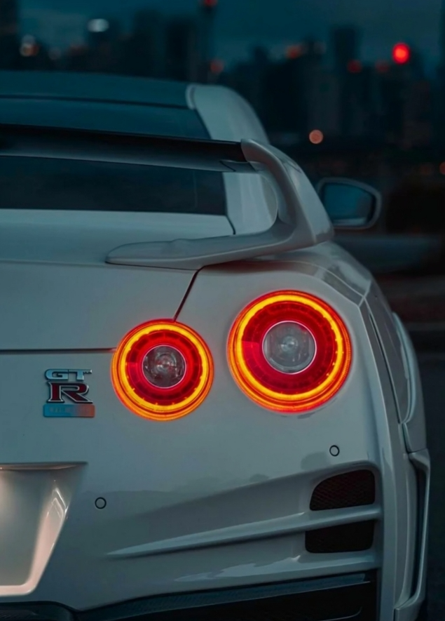 Nissan GTR R35 Neon Poster