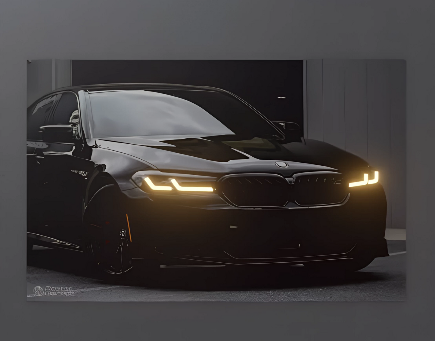 BMW M2 G87 Neon Poster