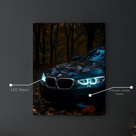 🌌 Gizemli Ormanda BMW Parıltısı poster