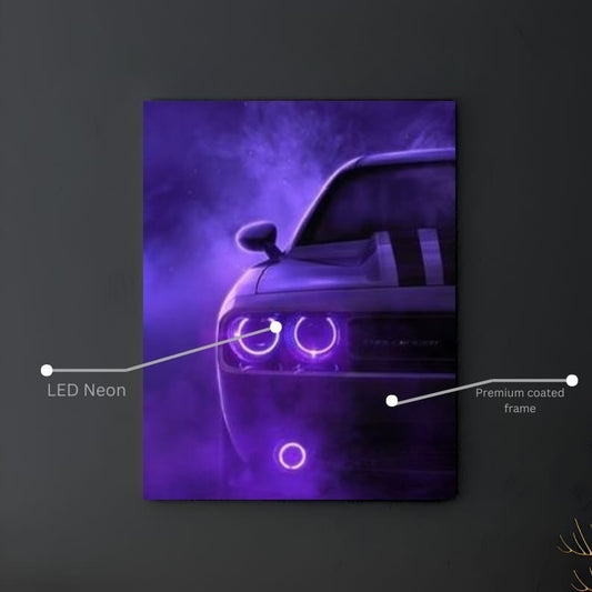 💜 Mor Sisler Arasında Dodge Challenger Gücü poster