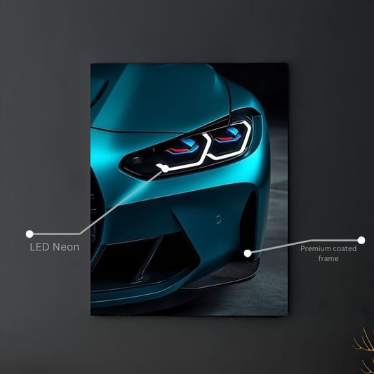 💙 Futuristik BMW LED Poster
