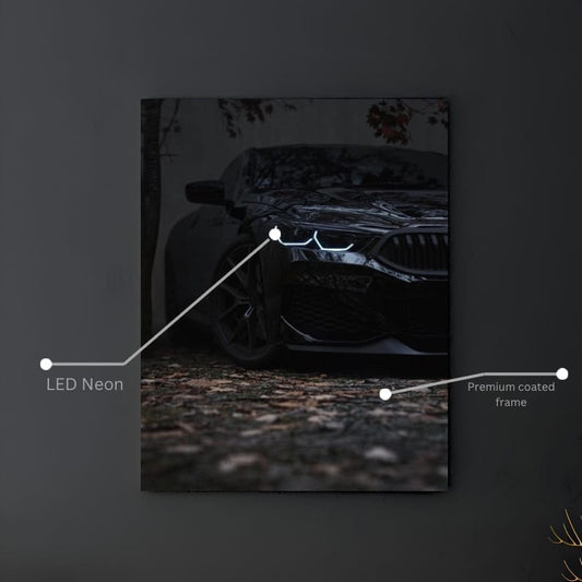 🌌 BMW M8 Poster – Gecenin İçinden Çıkan Tasarım!