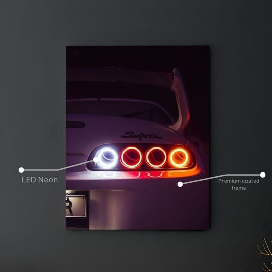 🔥 Supra Efsanesi LED Neon Poster 🔥